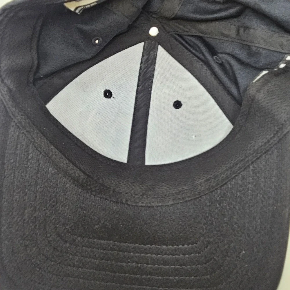 TaylorMade Golf RAW Hi-Toe Hat Black Adjustable Performance Baseball Cap Mens OS